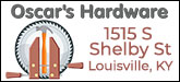 Oscar's Germantown Hardware Sponsorship Banner